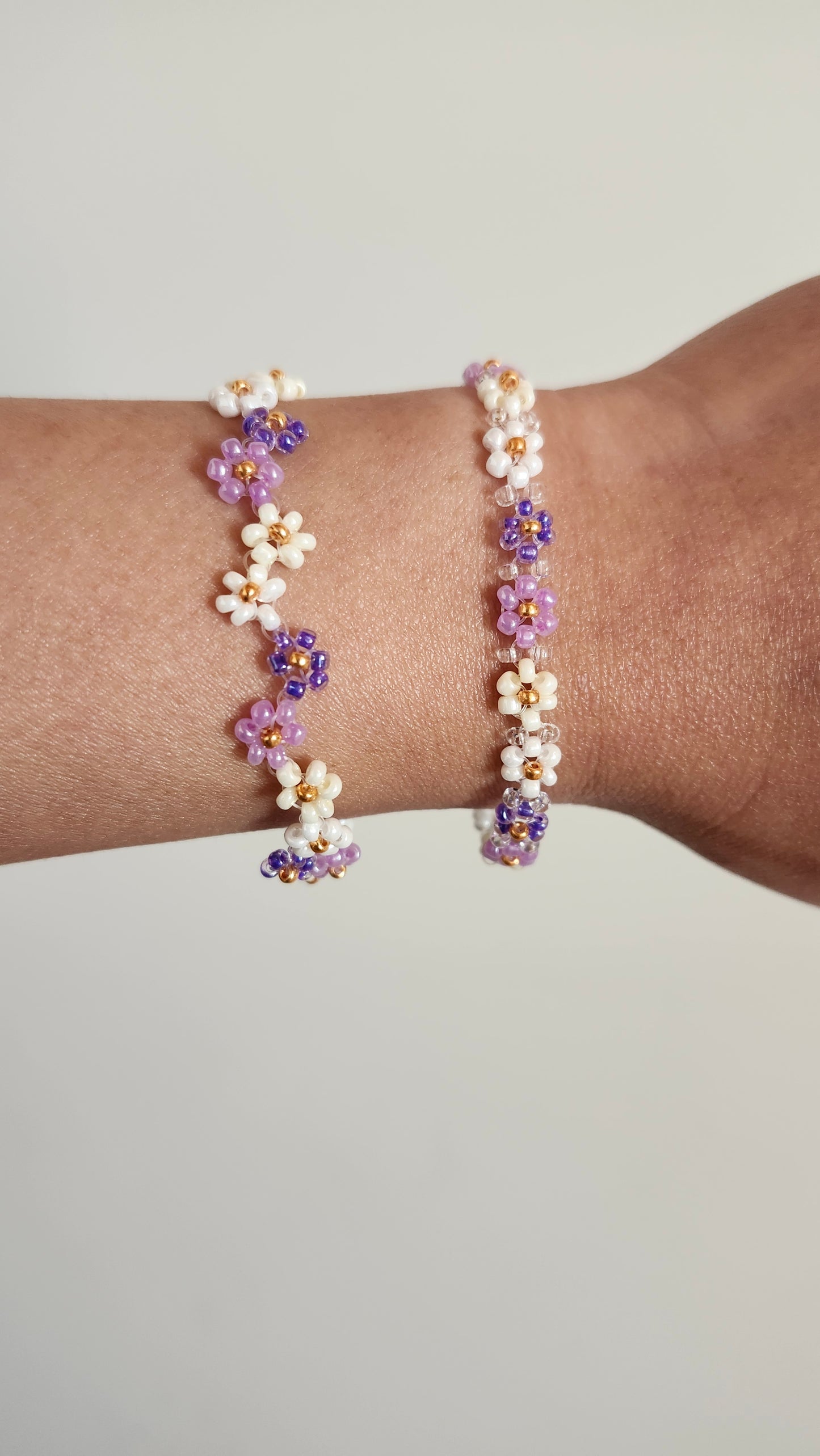 Beaded Flower Bracelet