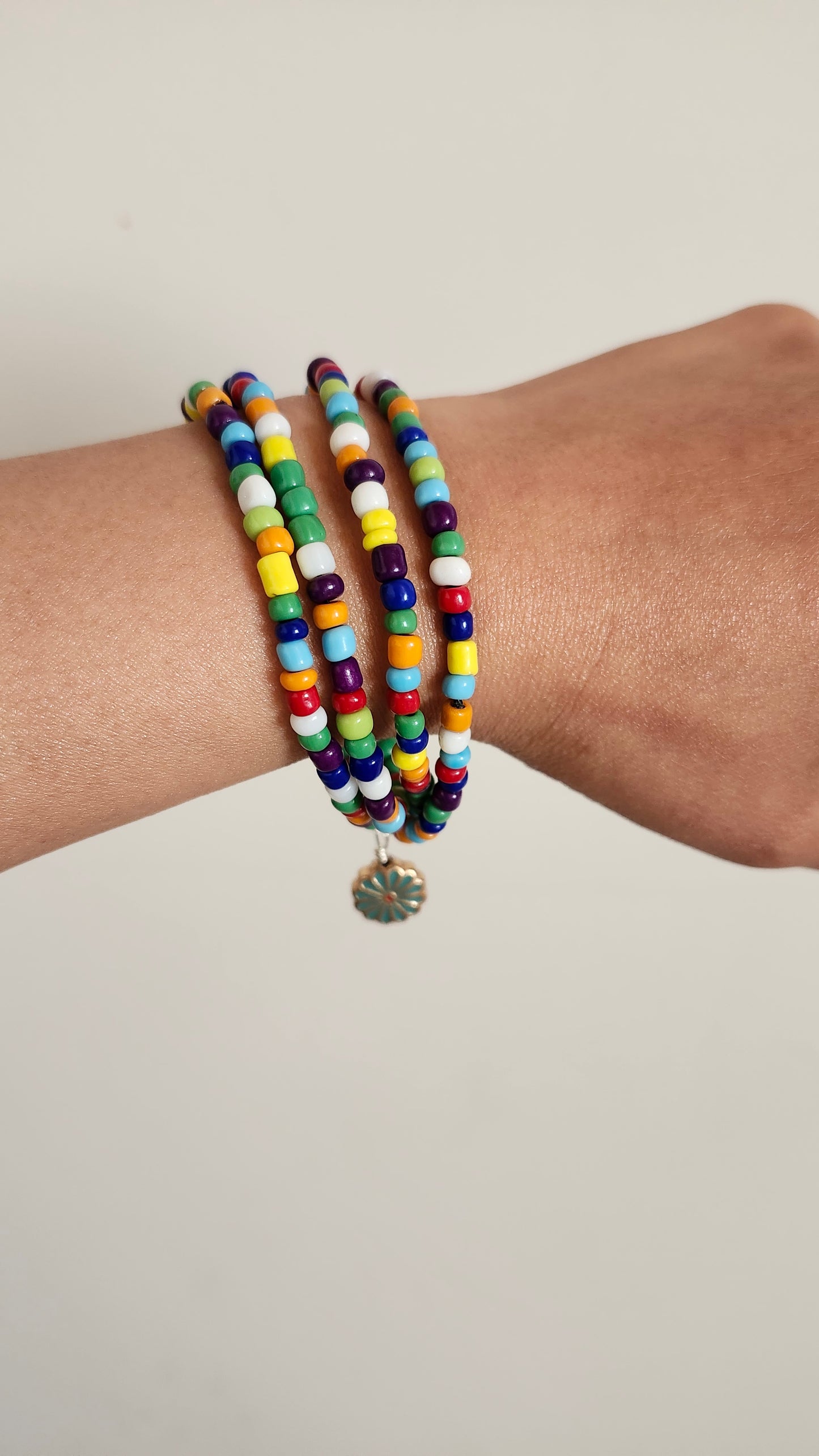 Multicolor Glass Beads Bracelets