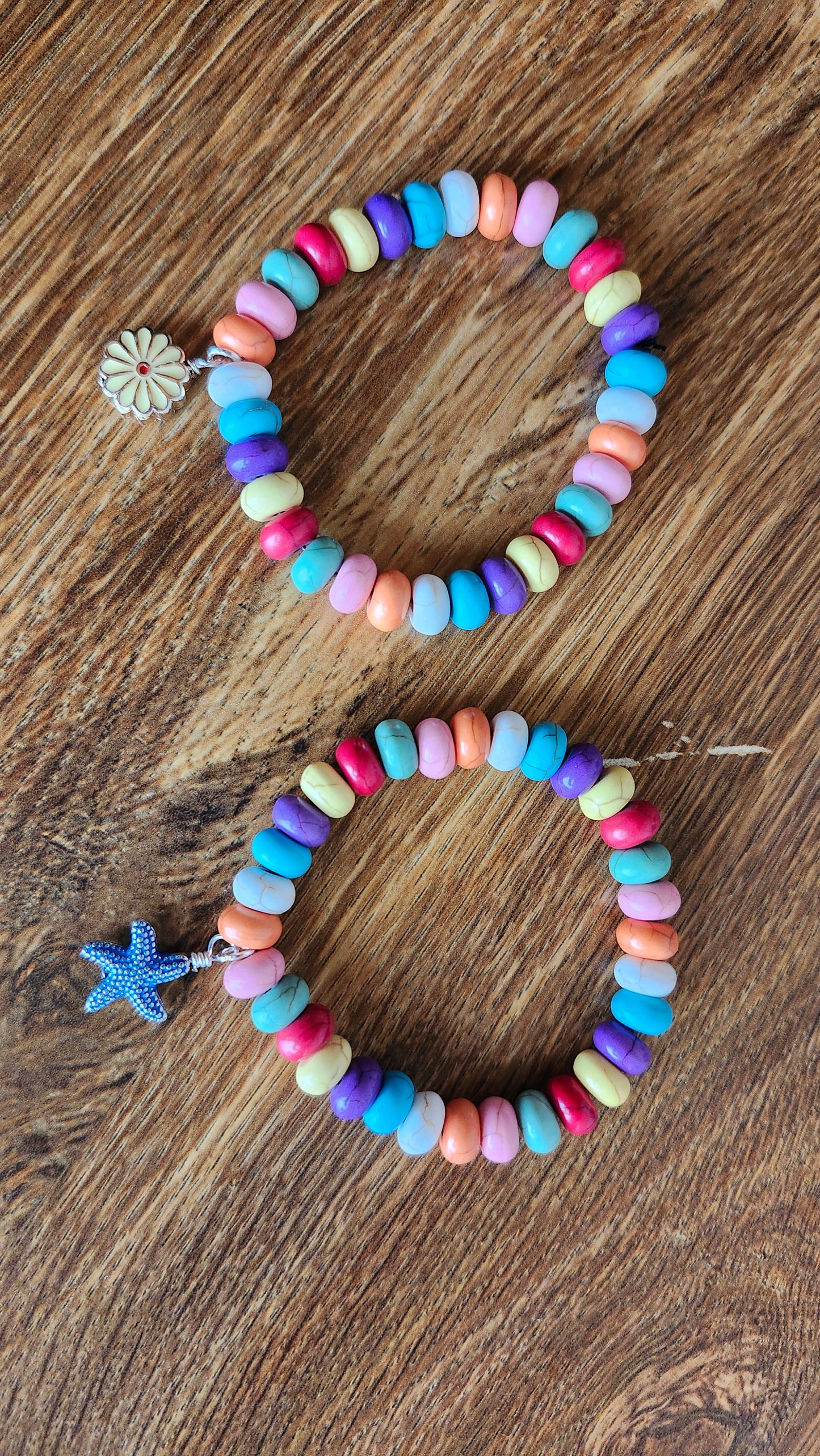 Multicolor Glass Beads Bracelets